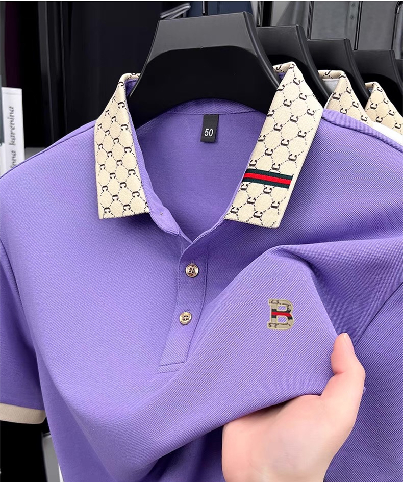 Luxury brand B letter embossed - Polo Shirt Pique recensie en prijs