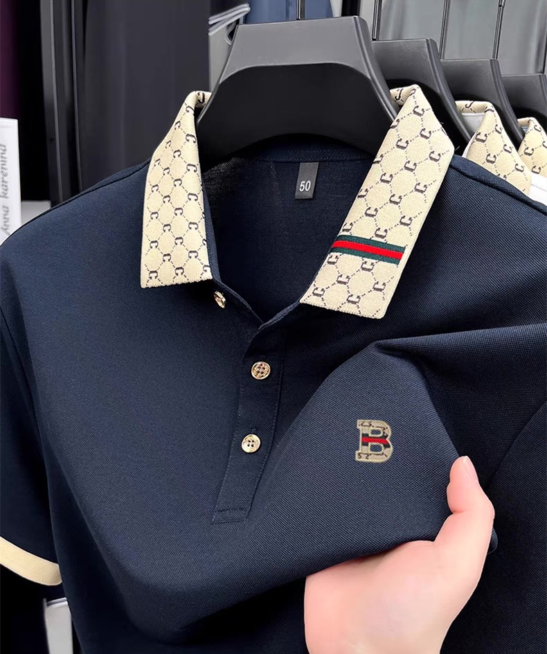 Luxury brand B letter embossed - Polo Shirt Pique recensie en prijs