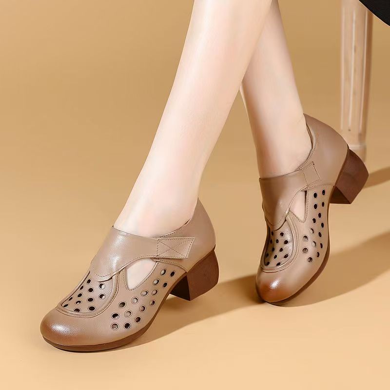 Women's Summer New Leather Hol - Casual Sandal Leather recensie en prijs