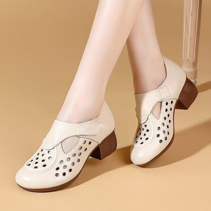 Women's Summer New Leather Hol - Casual Sandal Leather recensie en prijs