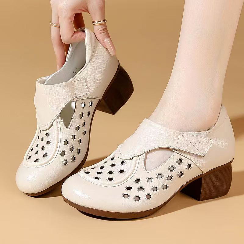 Women's Summer New Leather Hol - Casual Sandal Leather recensie en prijs