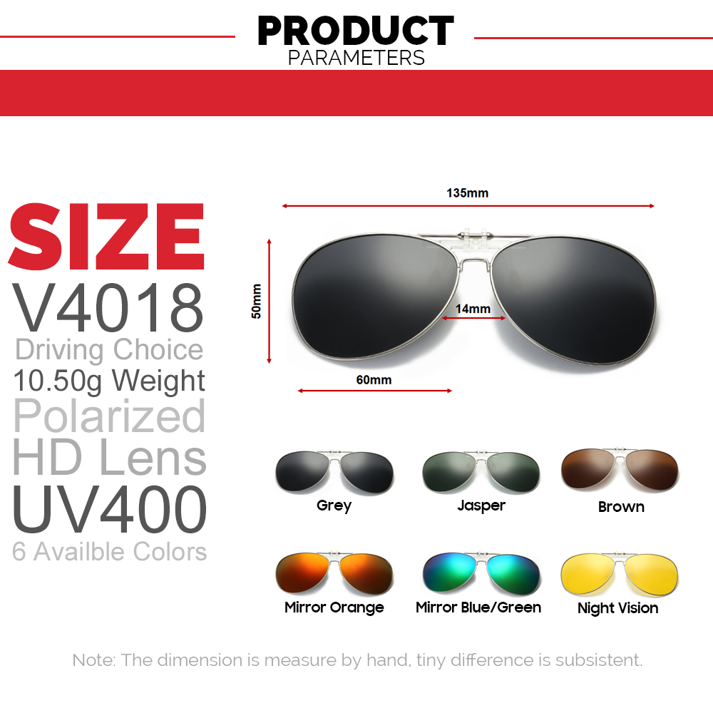 Oversized Pilot Clip on Sungla - Sunglasses Aviator Polarized recensie en prijs