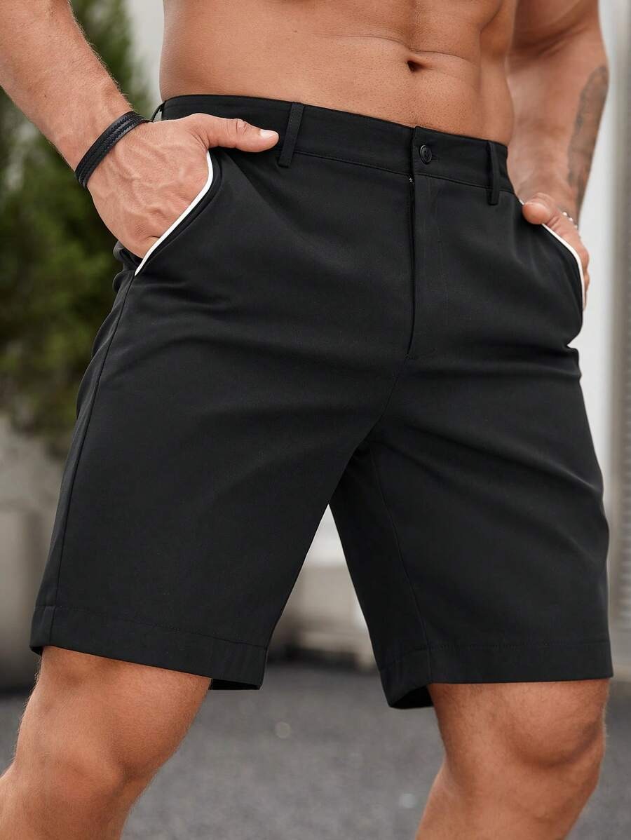 Men's Contrast Trim Chino Shor - Shorts Chino Slim recensie en prijs