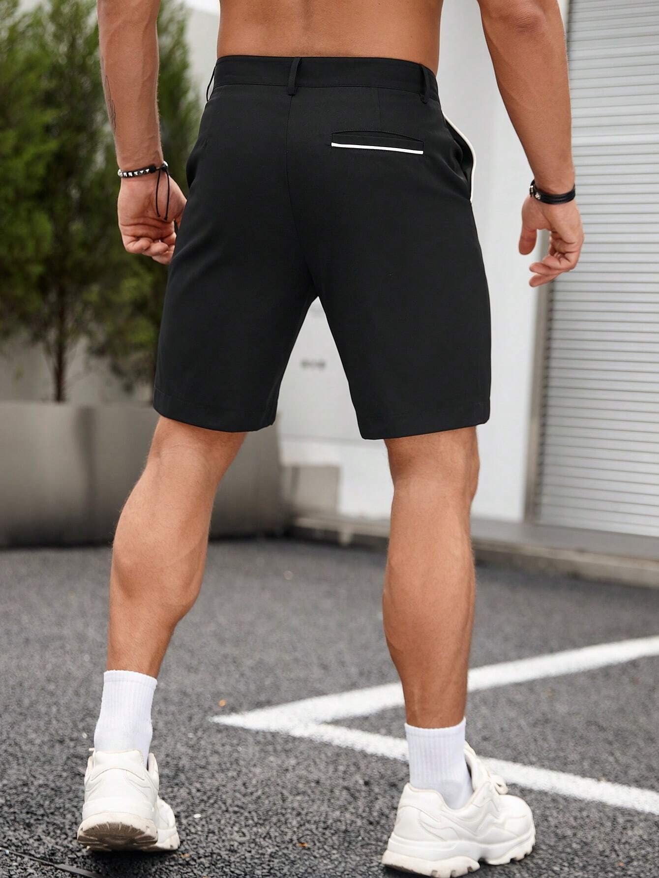 Men's Contrast Trim Chino Shor - Shorts Chino Slim recensie en prijs