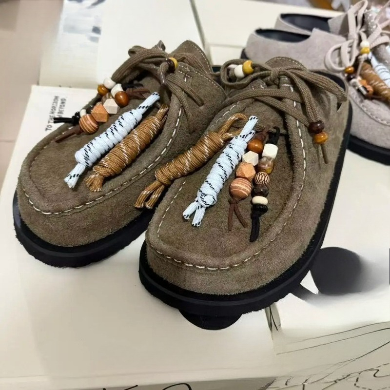 Women Men Clogs Cow Suede Leat - Flip Flop Leather Men recensie en prijs