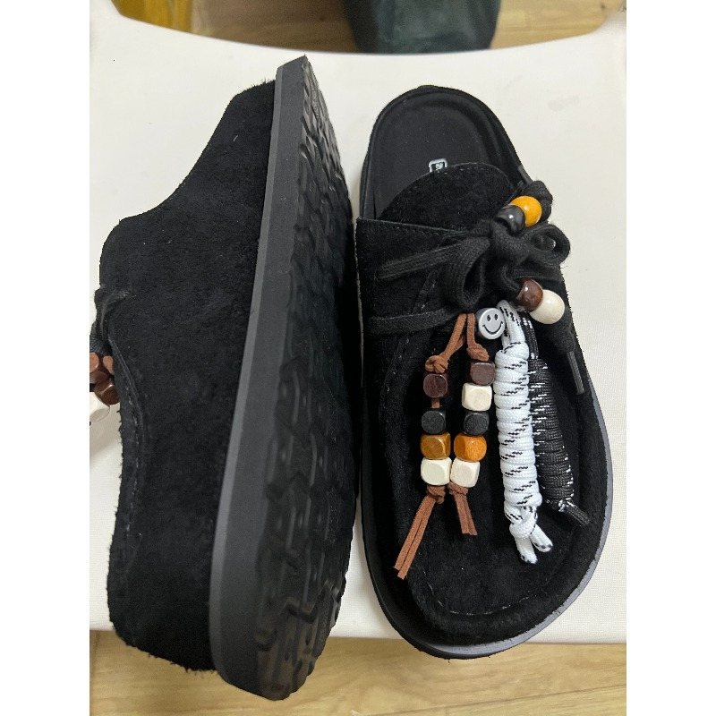 Women Men Clogs Cow Suede Leat - Flip Flop Leather Men recensie en prijs
