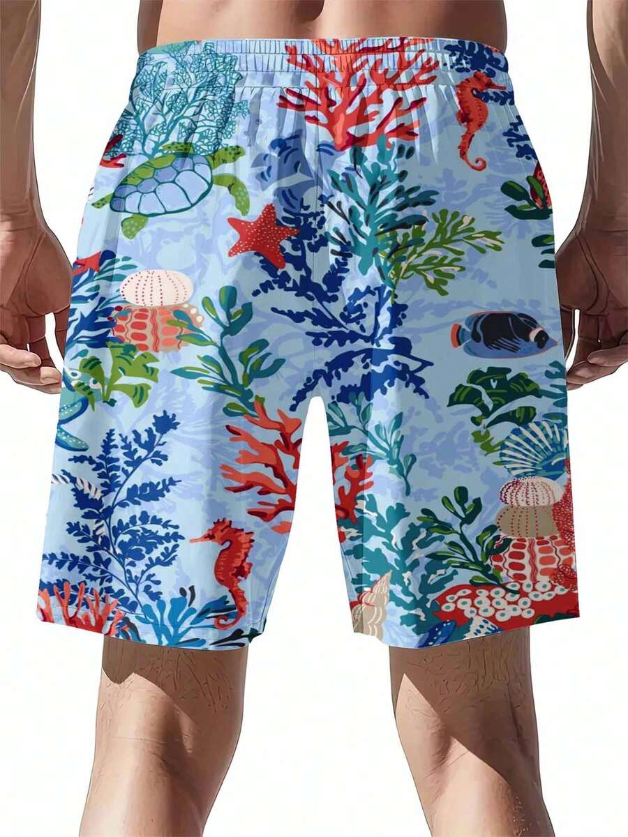 Mens Ocean Life Print Swim Tru - Swim Trunk Quick Dry recensie en prijs