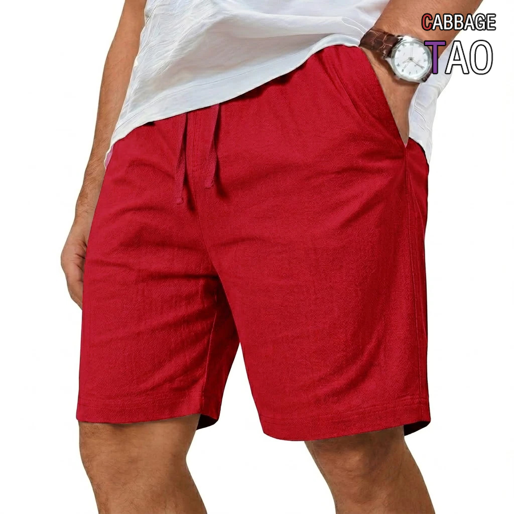 Oversized Cotton Linen Shorts  - Short Linen Drawstring recensie en prijs