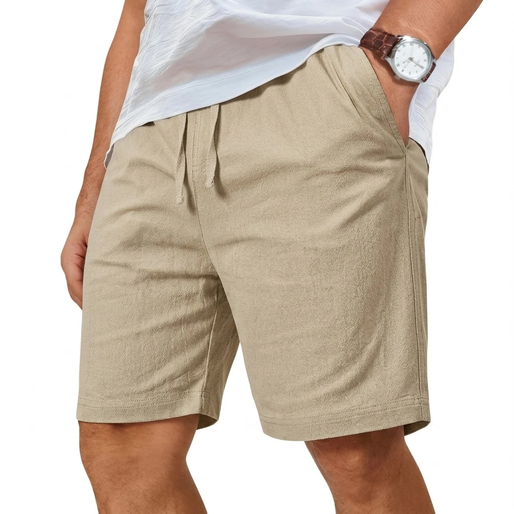 Oversized Cotton Linen Shorts  - Short Linen Drawstring recensie en prijs