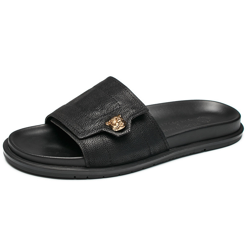 2025 New Genuine Leather Slipp - Flip Flop Leather Men recensie en prijs