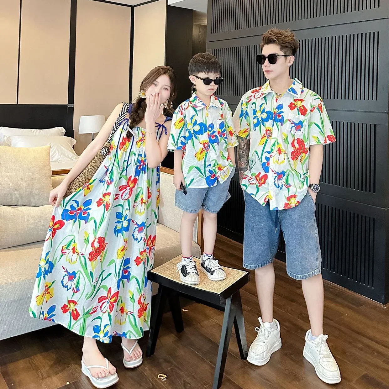 VacationClothes Korean Mommy a - Resort Shirt Floral recensie en prijs