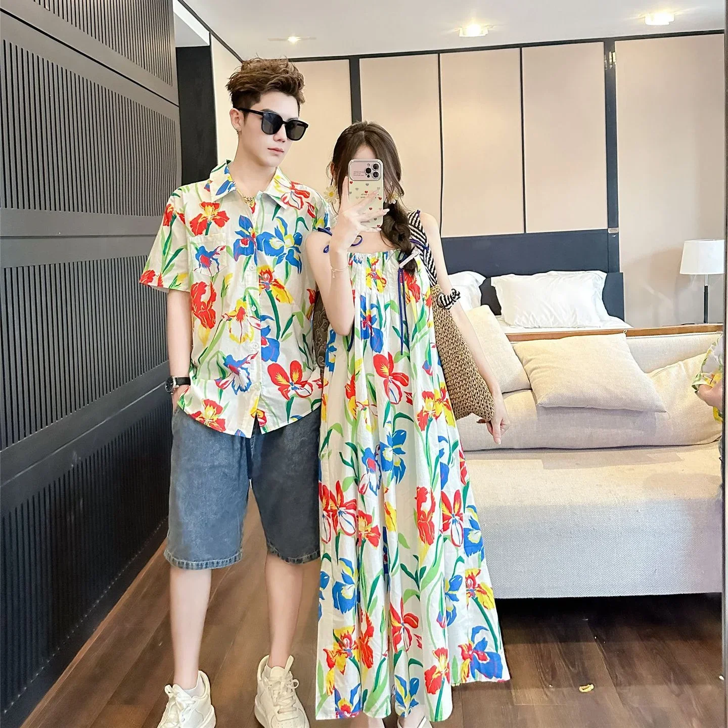 VacationClothes Korean Mommy a - Resort Shirt Floral recensie en prijs