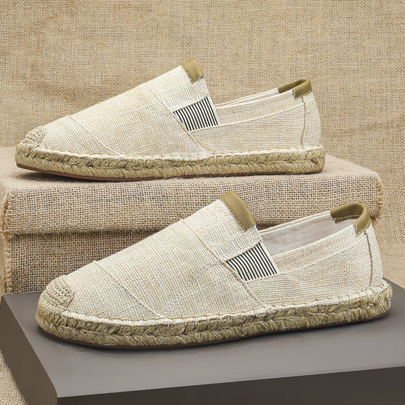 2025New Men Linen Casual Shoes - Espadrille Slip On recensie en prijs