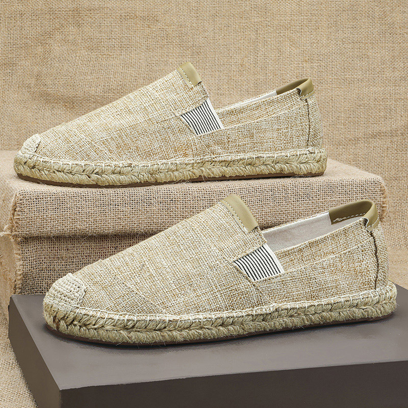 2025New Men Linen Casual Shoes - Espadrille Slip On recensie en prijs