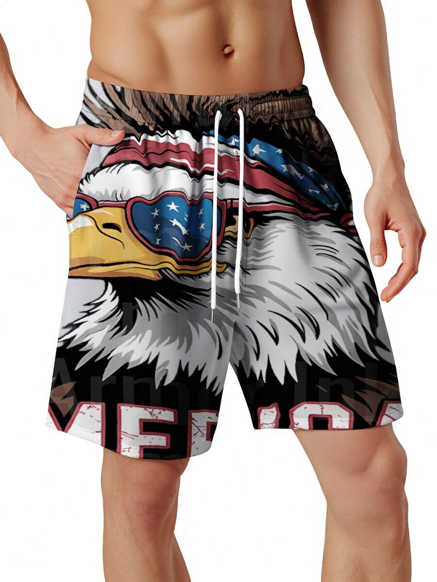 Patriotic Mens Swim Trunks Wit - Swim Trunk Quick Dry recensie en prijs