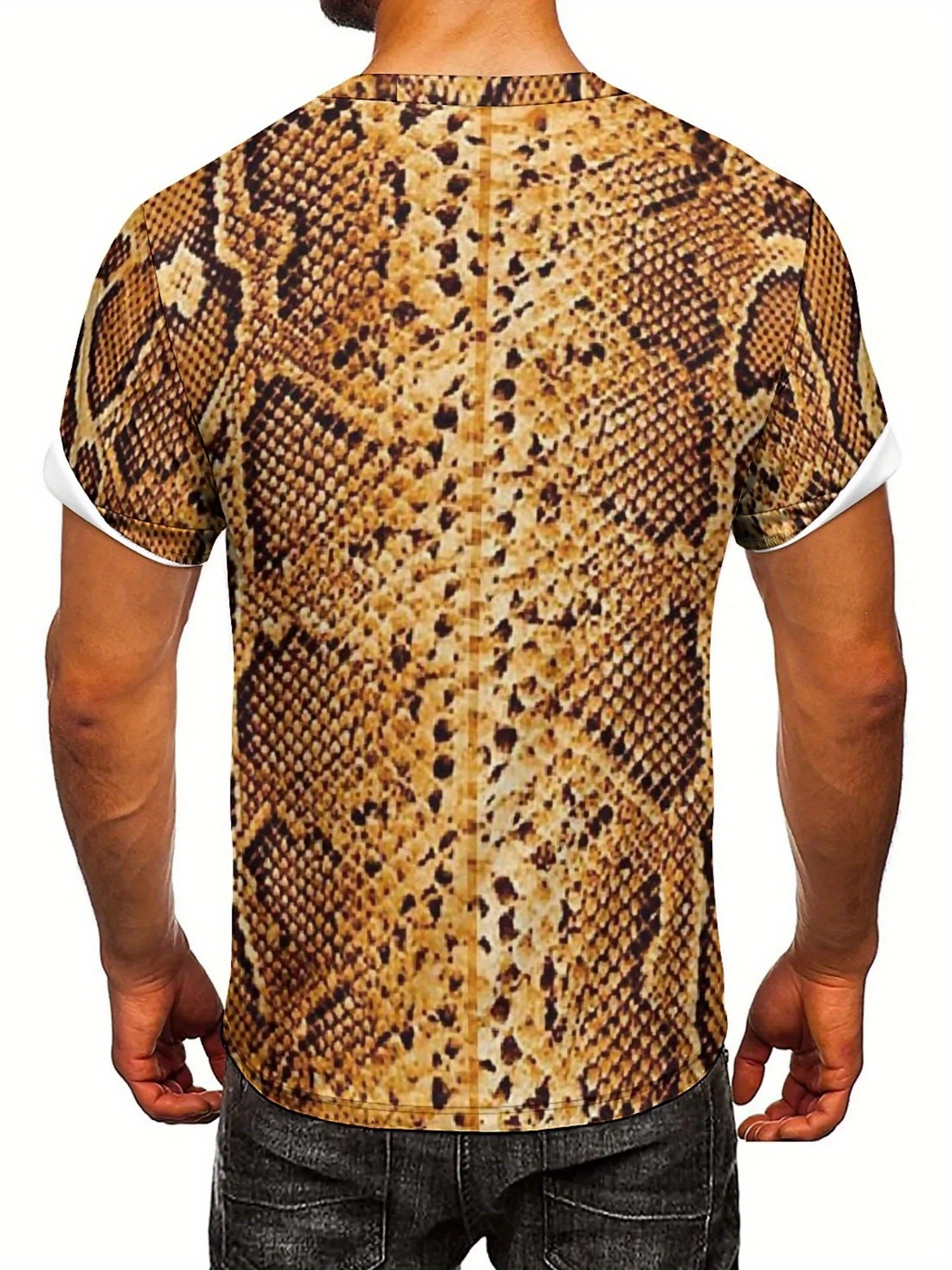 Men'S 3D Print Snake Graphic T - Tee Graphic Print recensie en prijs