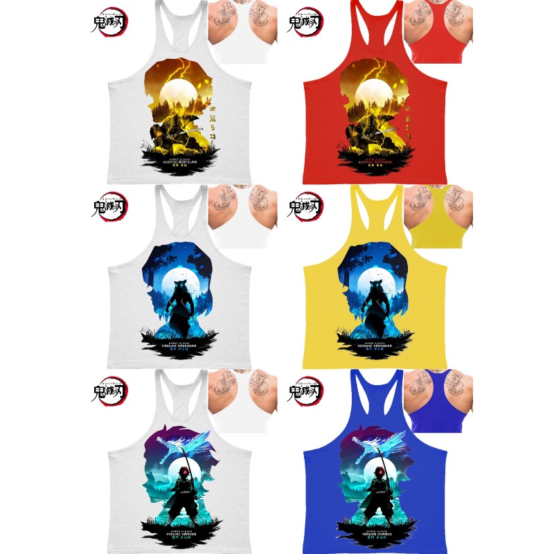 (Demon Slayer) GYM Mens Tank T - Tank Top Muscle recensie en prijs
