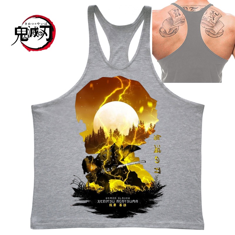 (Demon Slayer) GYM Mens Tank T - Tank Top Muscle recensie en prijs