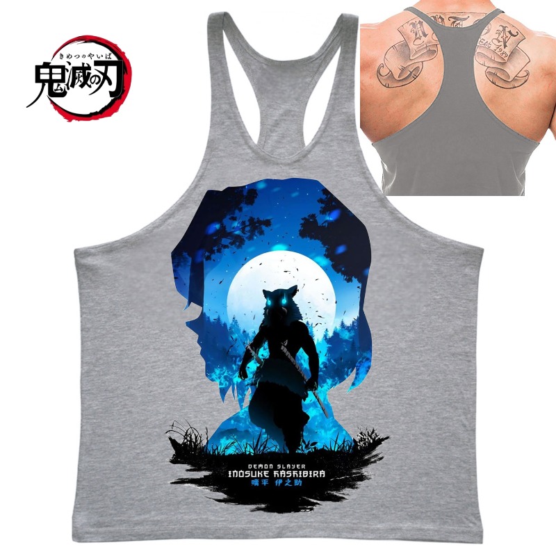 (Demon Slayer) GYM Mens Tank T - Tank Top Muscle recensie en prijs