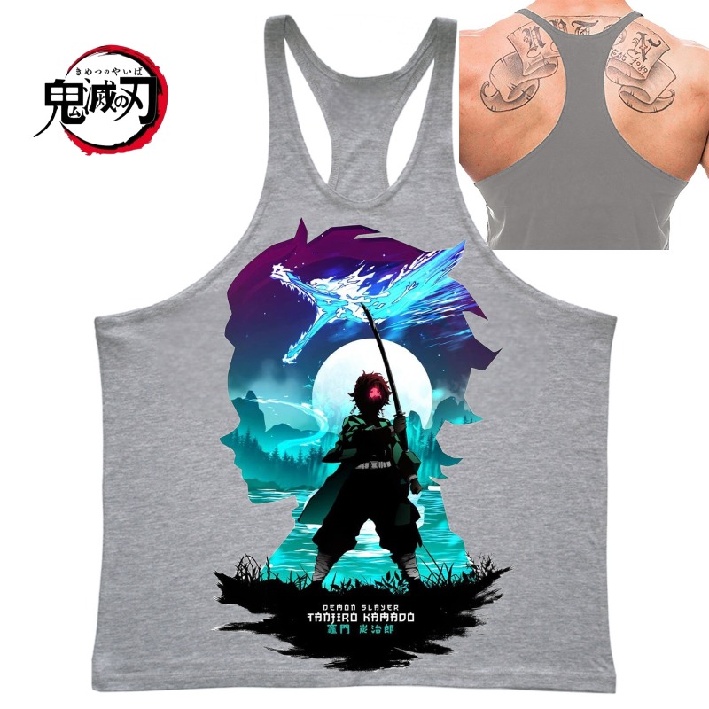 (Demon Slayer) GYM Mens Tank T - Tank Top Muscle recensie en prijs