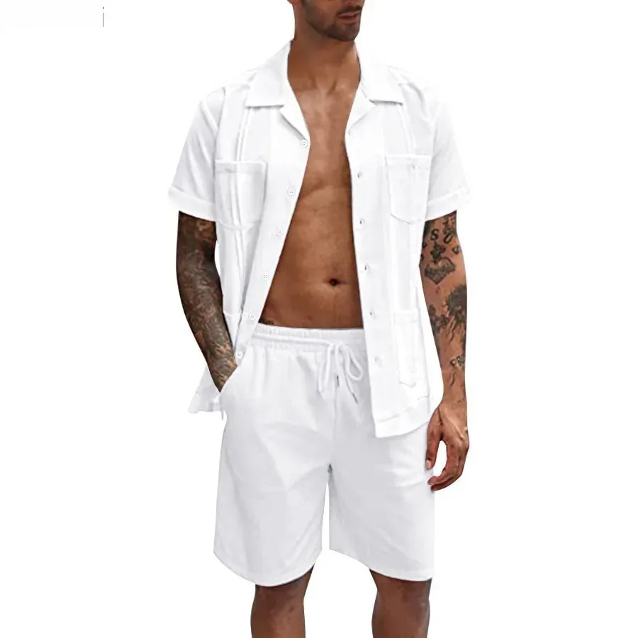 New Men's Summer Casual Sport  - Short Linen Drawstring recensie en prijs