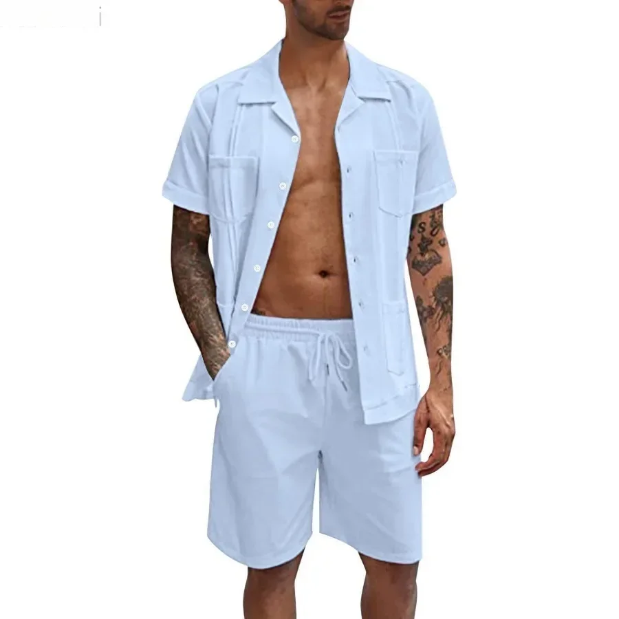 New Men's Summer Casual Sport  - Short Linen Drawstring recensie en prijs