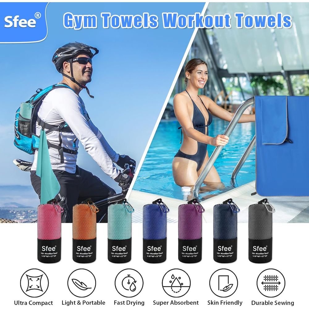 Compact Large Absorbent Travel - Beach Towel Large recensie en prijs