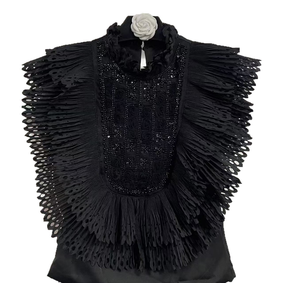 Top Blouse Women Sleeveless Ru - Shirt Camp Collar recensie en prijs