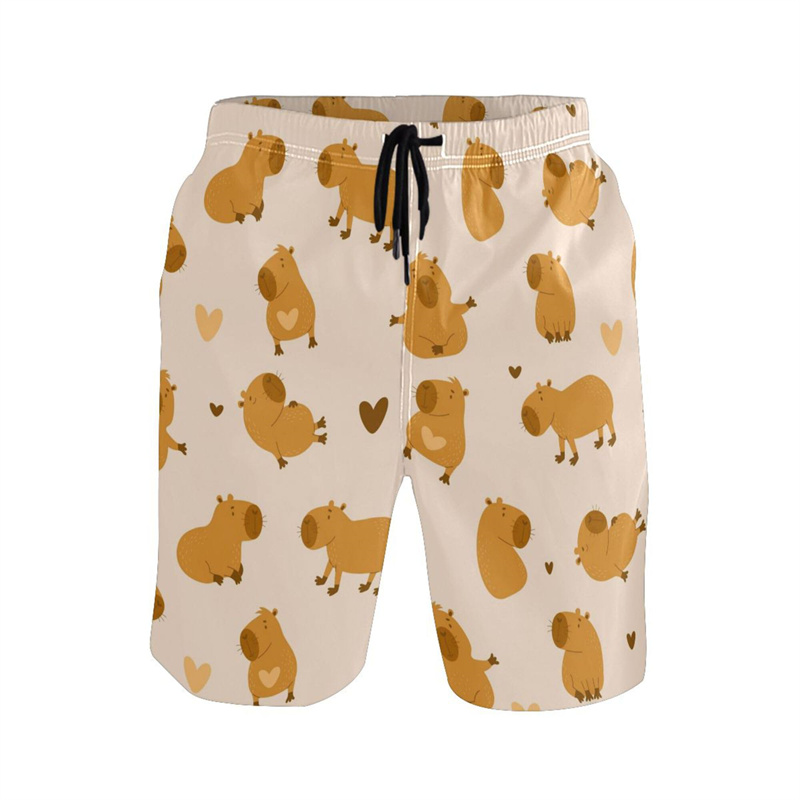 Cartoon Animal 3d Print Capyba - Trunks Board Surf recensie en prijs