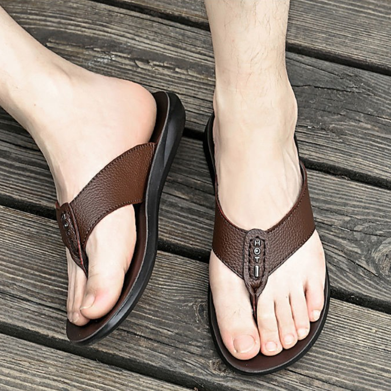 Hot Sale Men's Flip Flops High - Flip Flop Leather Men recensie en prijs