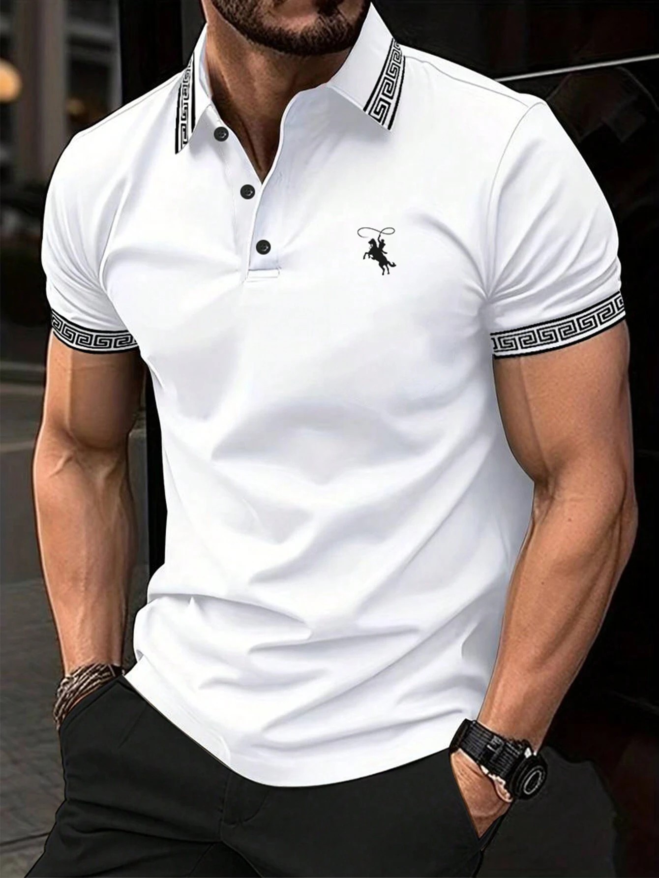 The new men's short-sleeved PO - Polo Shirt Pique recensie en prijs
