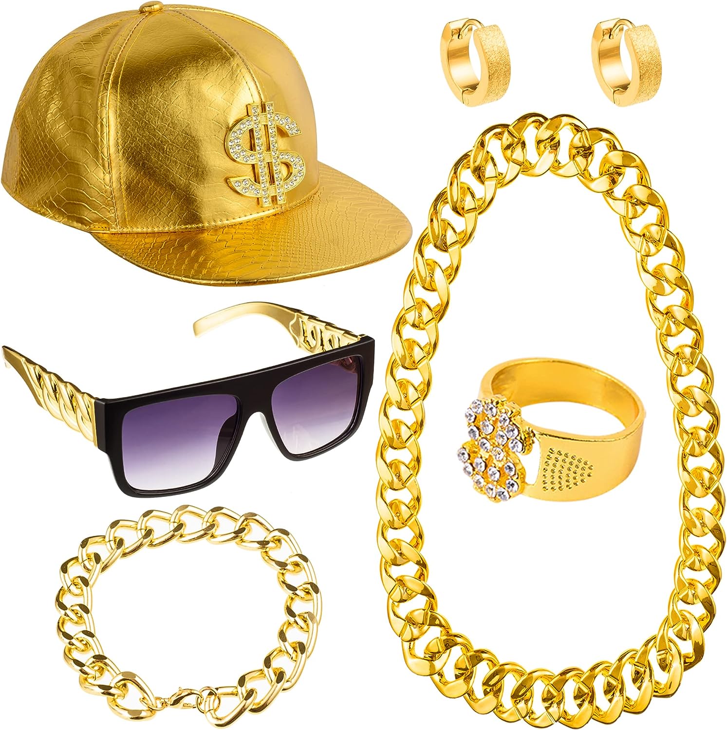 PESENAR 80s 90sHip Hop Costume - Sunglass Retainer Cord recensie en prijs