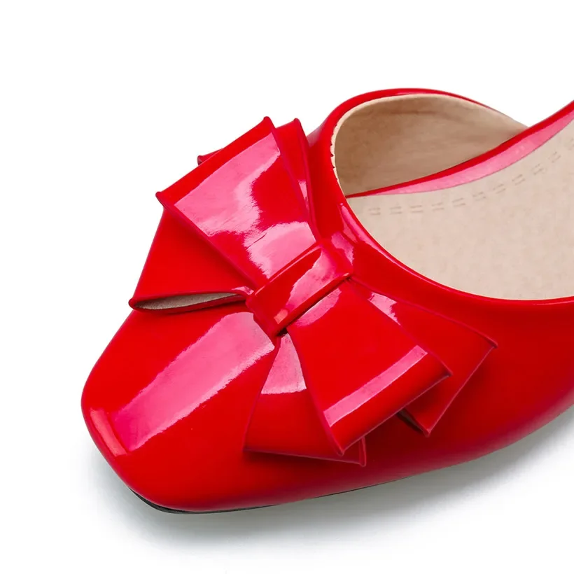 Big Size Women Bowtie Pumps Ro - Casual Sandal Leather recensie en prijs