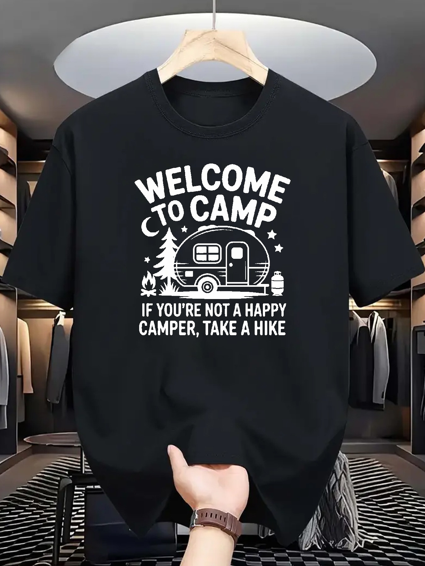 Men's Black T-Shirt Graphic  C - Tee Graphic Print recensie en prijs